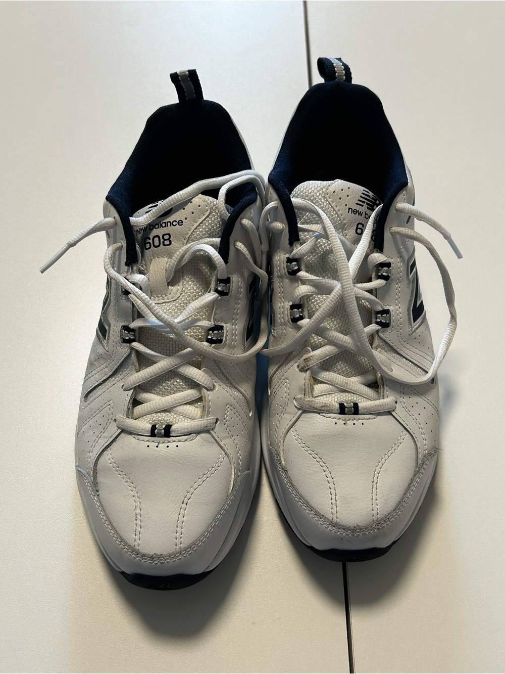 New Balance 608 Men’s White Athletic Sneakers